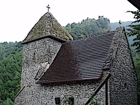 Strecha historickho kostola